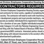 Cabinet Cooperative Housing Society Jobs In Islamabad September 2025