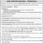 Cadet College Pano Aqil (Sindh) Jobs September 2025