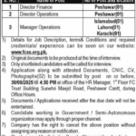FC Security Service Ltd Jobs In Peshawar September 2025