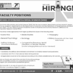 School Of Economics And School Sciences Jobs In Karachi September 2025